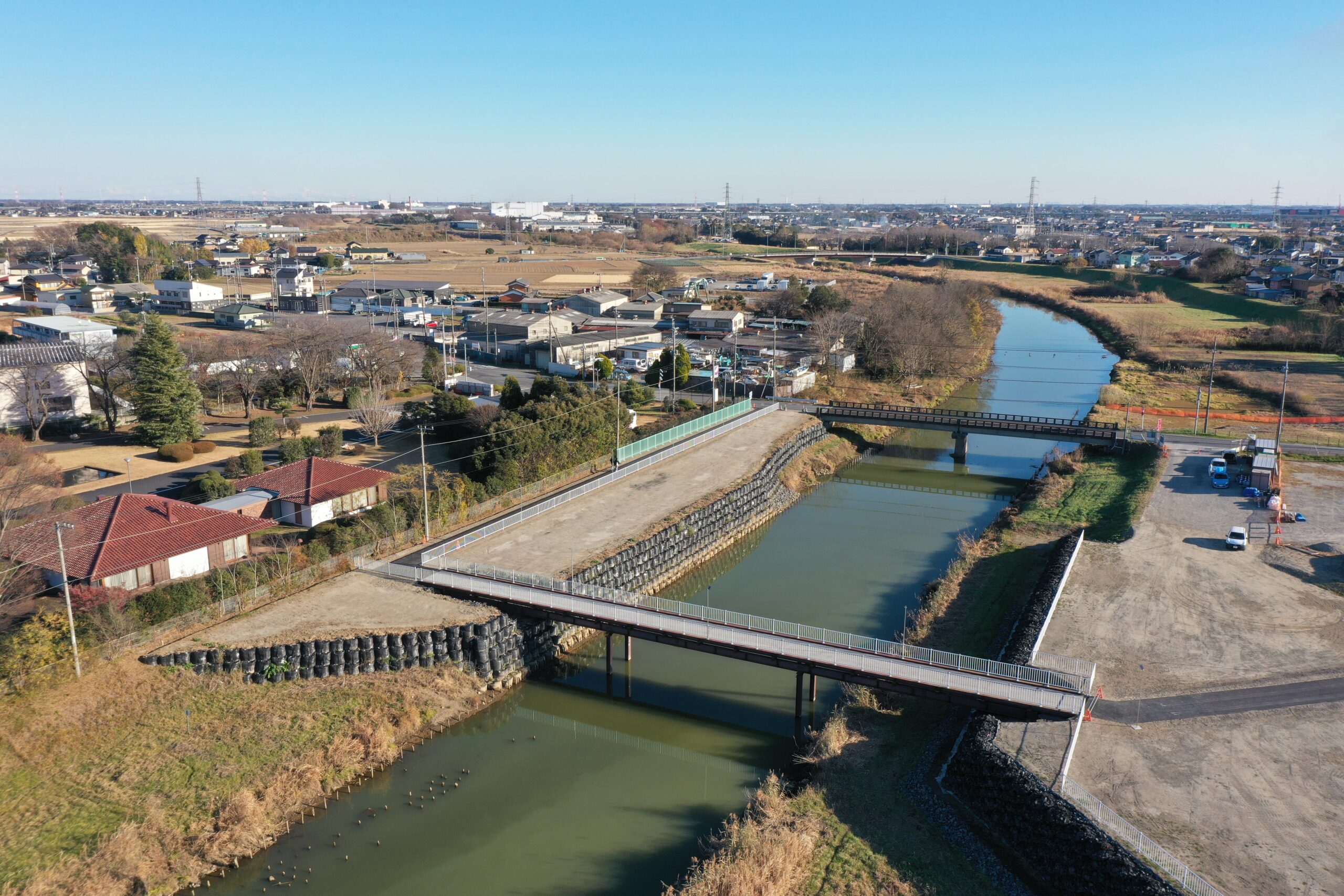 工事名 総地加）総合交付金（河川）工事（中川・上船渡橋仮橋工）